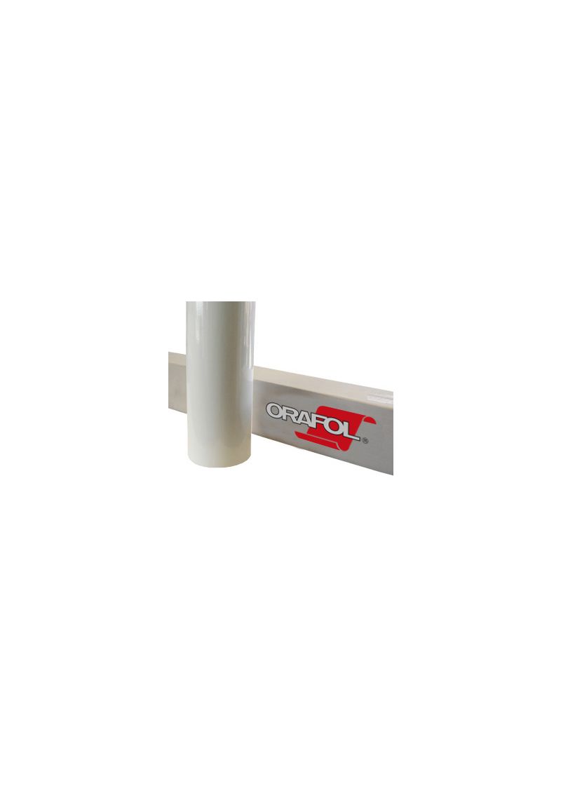 ORAJET 3164X Bianco Lucido Colla Grigia Pellicola adesiva in PVC Morbido spessore 100 µm