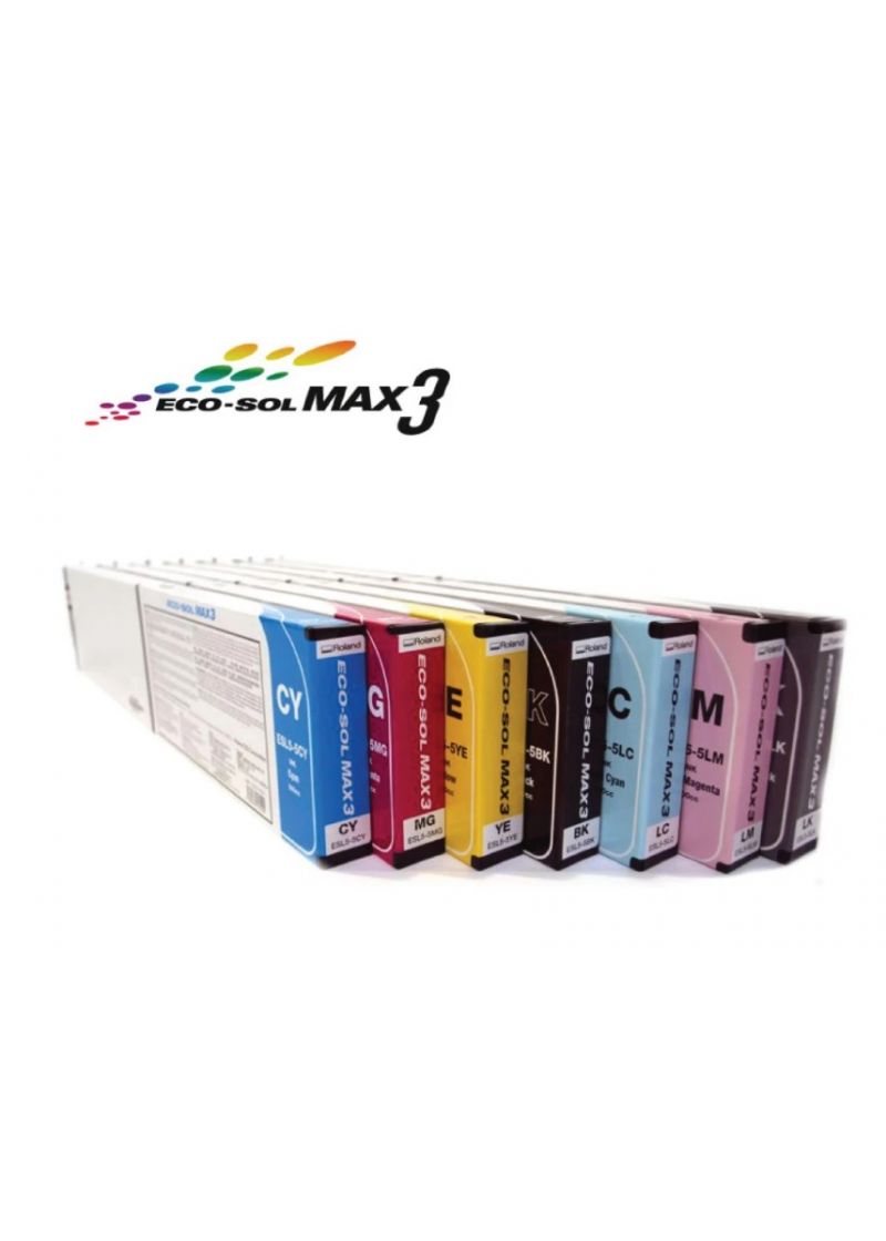 CARTUCCIA ROLAND ESL5-5LC ECO-SOL MAX3 LIGHT CIANO 500ML ORIGINALE