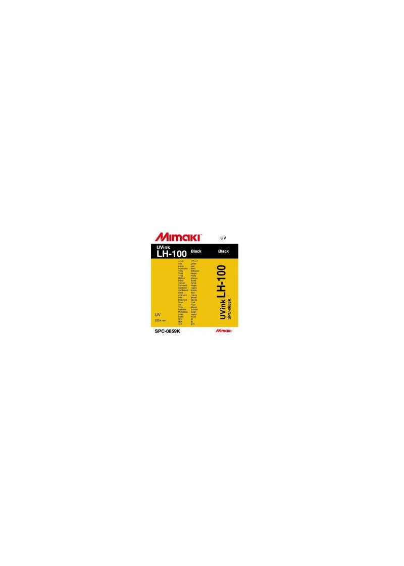 CARTUCCIA MIMAKI UV LED LH-100 BLACK 220ML ORIGINALE CARTUCCIA MIMAKI UV LED LH-100 BLACK 220ML ORIGINALE