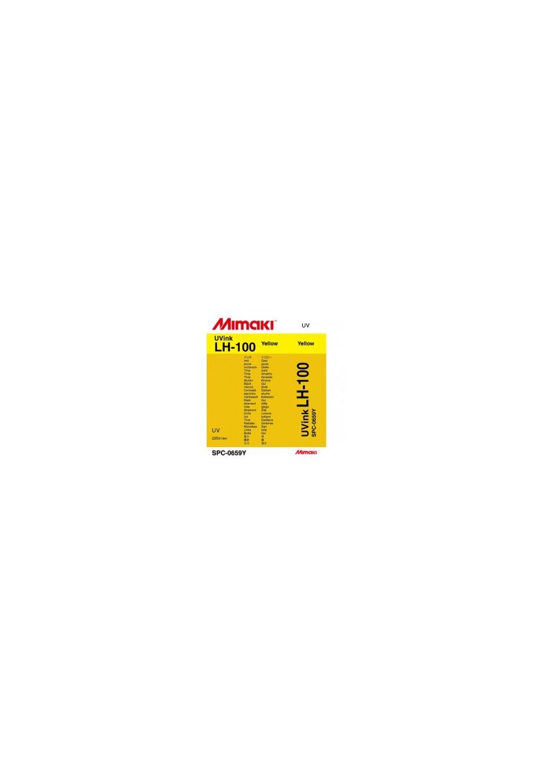 CARTUCCIA MIMAKI UV LED LH-100 GIALLO 220ML ORIGINALE CARTUCCIA MIMAKI UV LED LH-100 GIALLO 220ML ORIGINALE