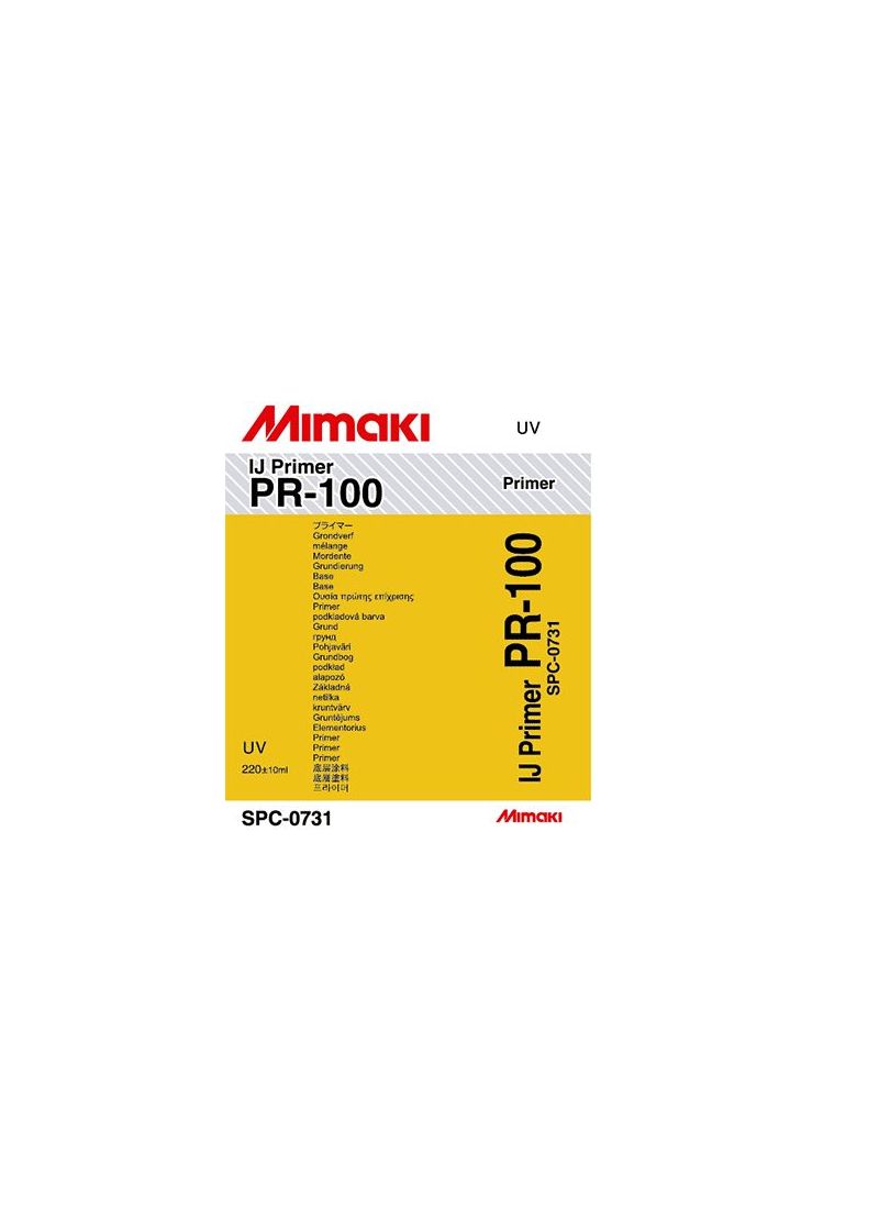 CARTUCCIA MIMAKI UV LED PR-100 PRIMER 220ML ORIGINALE CARTUCCIA MIMAKI UV LED PR-100 PRIMER 220ML ORIGINALE
