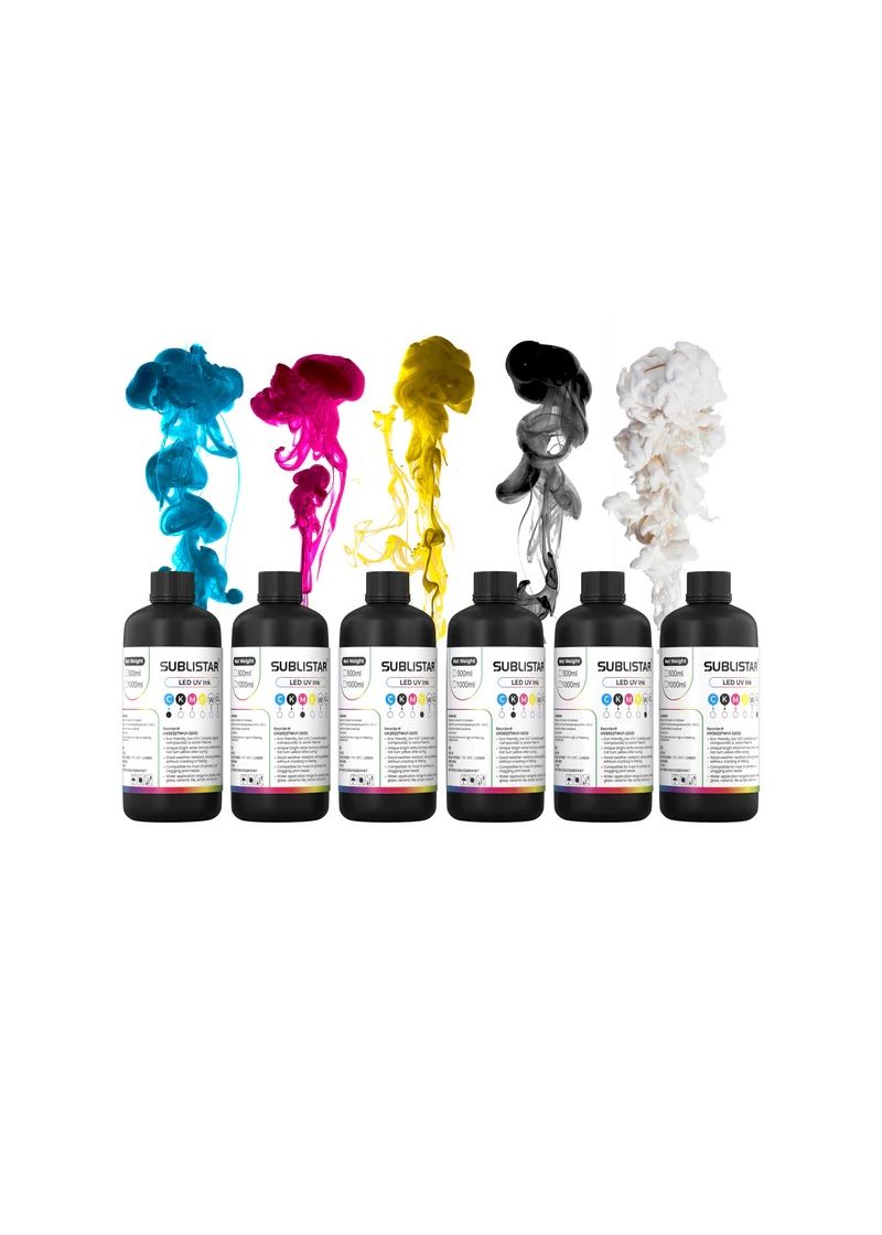 DTF- UV INK FLACONE DA 1 LITRO DTF- UV INK FLACONE DA 1 LITRO